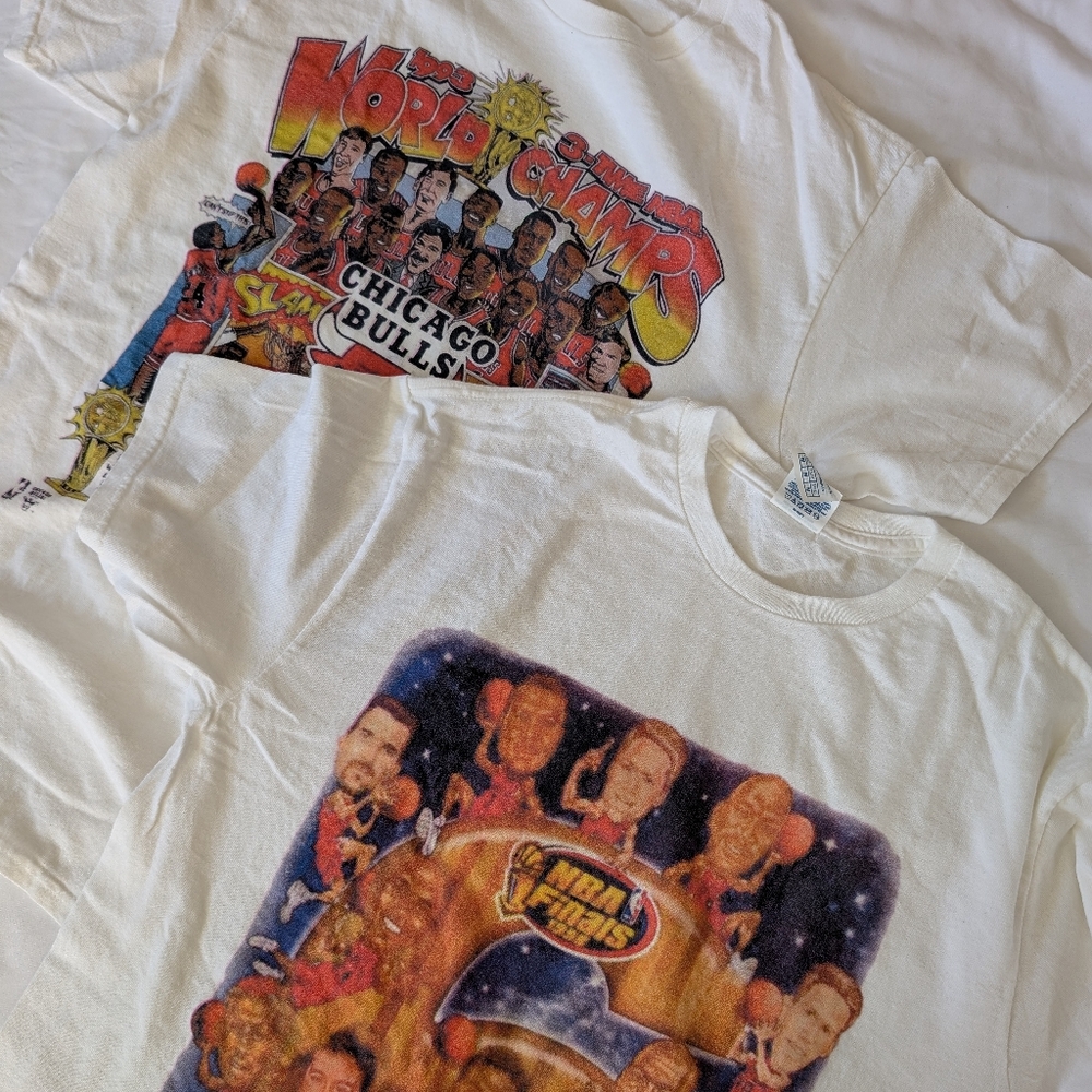 Chicago Bullls Champions Tee- Reprint, Medium